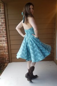 Lace Dress - Back View